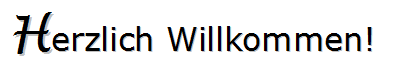 Herzlich Willkommen